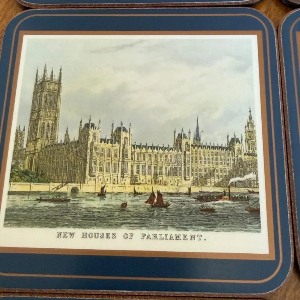 Vintage English Life cork coasters